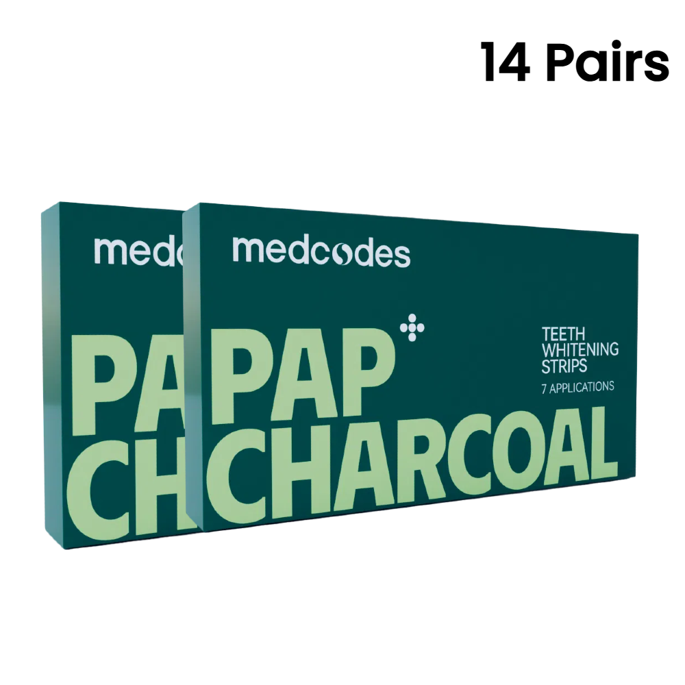 Haloral Med Series PAP+ Charcoal Teeth Whitening Strips