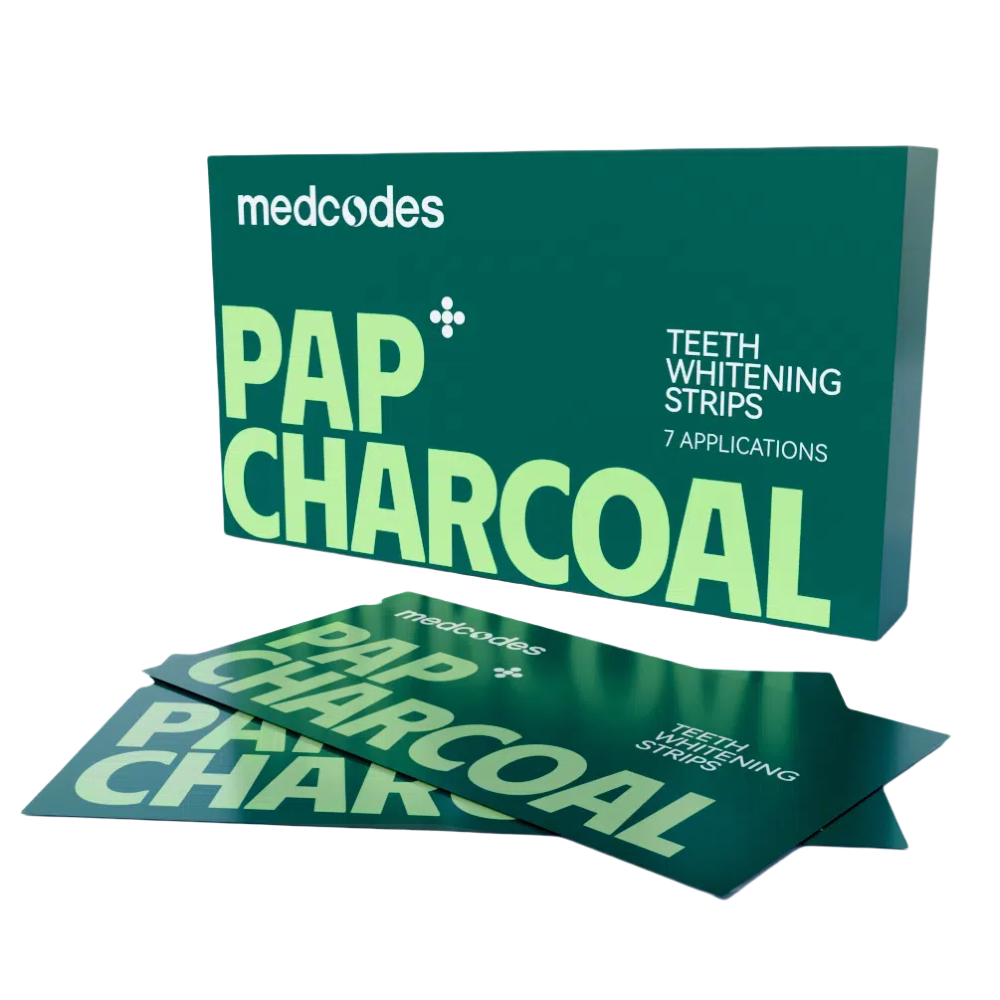 Haloral Med Series PAP+ Charcoal Teeth Whitening Strips